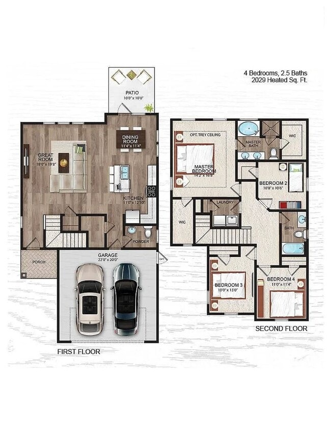 Photo - 4 BED | 2.5 BATH | 2-CAR GARAGE | BROOKLINE AT HIGHLANDS POOLER | AVAILABLE NOW