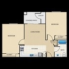 2BR/1BA
