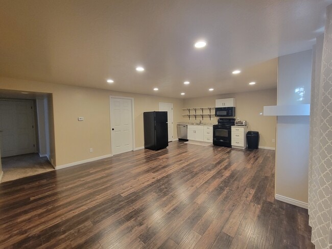 Kitchen and living room - 1097 S 1875 W Unit Bright basement apartment