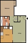 1BR/1BA