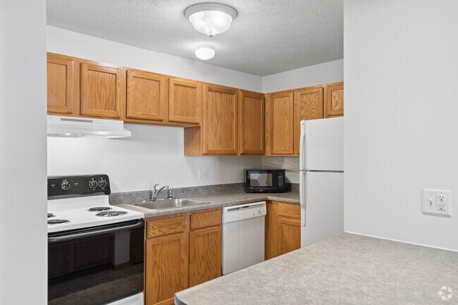 1 dormitorio, 1 baño - 596 pies cuadrados - Cocina - Carisbrooke Apartments