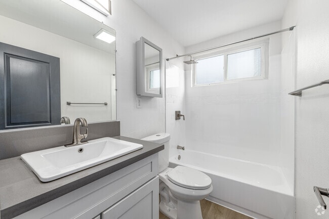 1BR, 1BA - 500SF - Bathroom