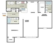 2BR/2BA