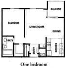 1BR/1BA