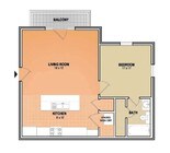 1BR/1BA