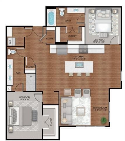 Photo - 5332 Trinity River Trl Unidad 1-1620