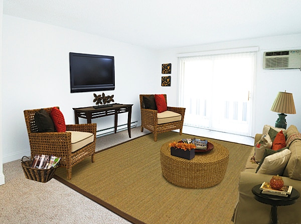 two bedroom living room