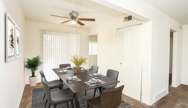2B1B Dining Room-960 sqft