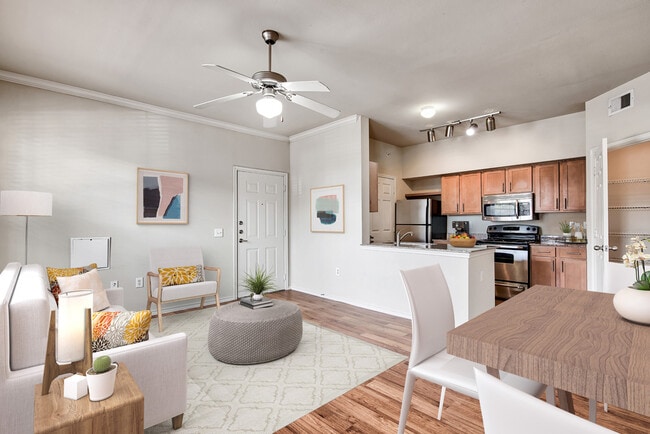 Spacious Kitchen & Living Room