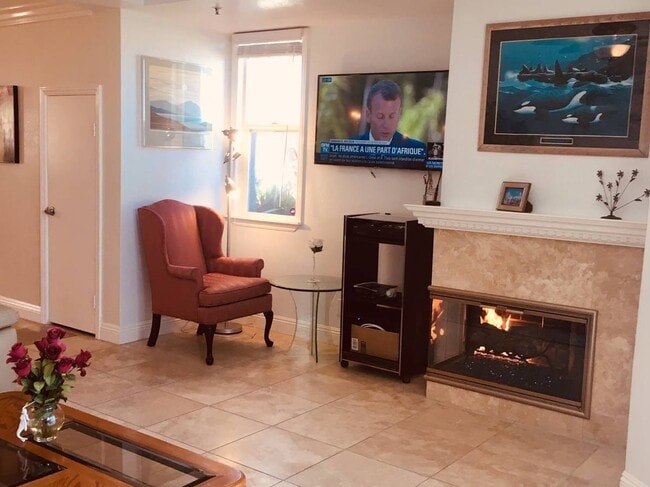 Romantic clean gas fireplace - 1400 Pacific Coast Hwy Rental