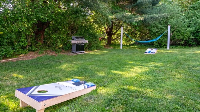 Enjoy cookouts and tournaments at our picnic area with cornhole – where good food and friendly competition collide.
