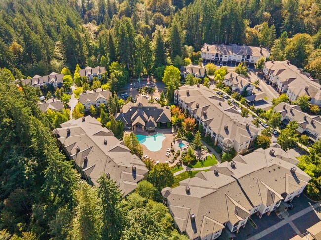 Discover your retreat in the mountains, where modern living meets forested tranquility - The Estates at Cougar Mountain