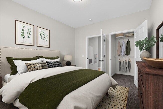 Welcome to Eagle Rock Apartments at Fishkill, where comfort meets style. Our modern bedrooms feature spacious closets and elegant decor, creating a tranquil retreat for you. Don't miss out on your new home—schedule a tour today!