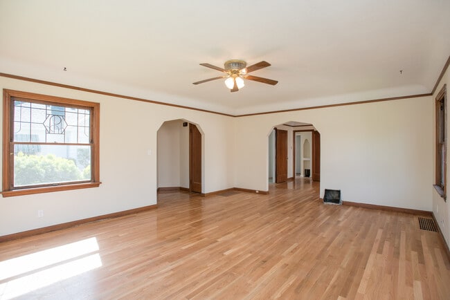 Living room looking at front door and into dining room - 2628 Northeast Ainsworth Street Unit A