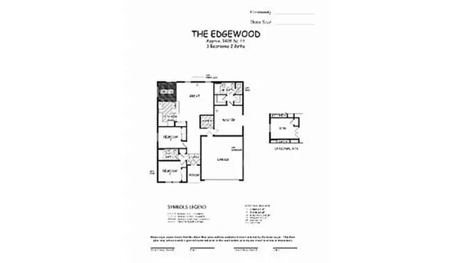 Photo - Single Story 3 Bedroom Home with Gas Fireplace and Covered Patio