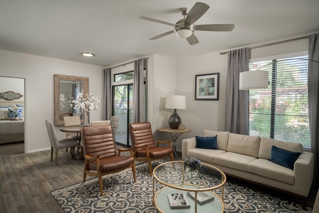 Spacious living rooms at Trevi Apartment Homes