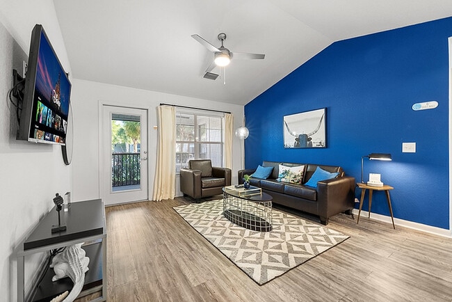 Cabana-Beach-Gainesville-Apartments-Near-University-of-Florida-Furnished-Living-Room - Cabana Beach Gainesville