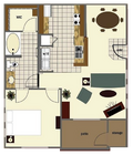 Como 1B One Bedroom