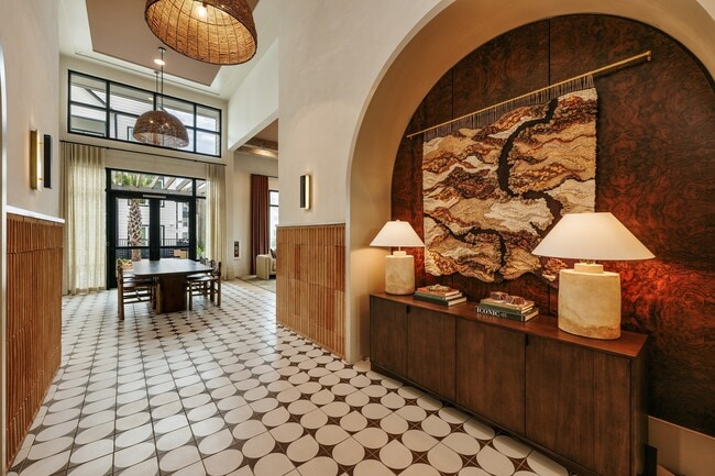 Beautiful entry way at Asher Apartments