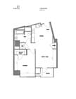 B3 floor plan The Avenue Hollywood