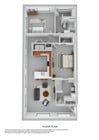 2M floor plan The Lofts at King Mill