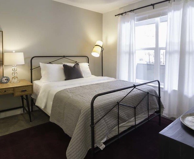 Bedroom With Expansive Windows