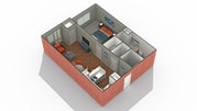 Harriet | 1-Bedroom Floorplan