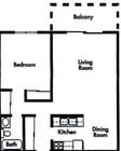 1BR/1BA