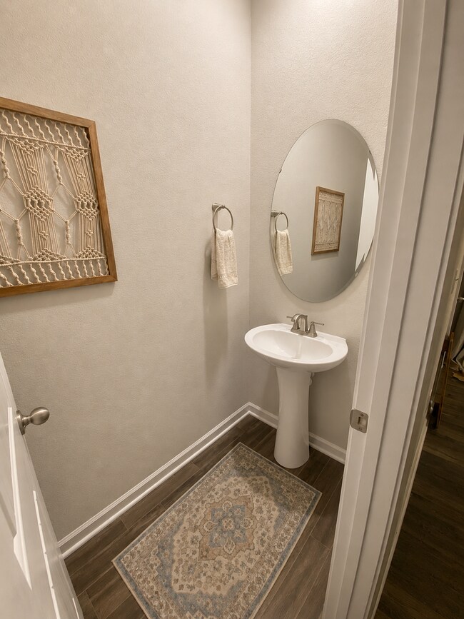 Half bathroom/powder room downstairs - 238 Yorktown Ln