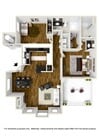 Plano de planta Pointe Pinnacle Terrace