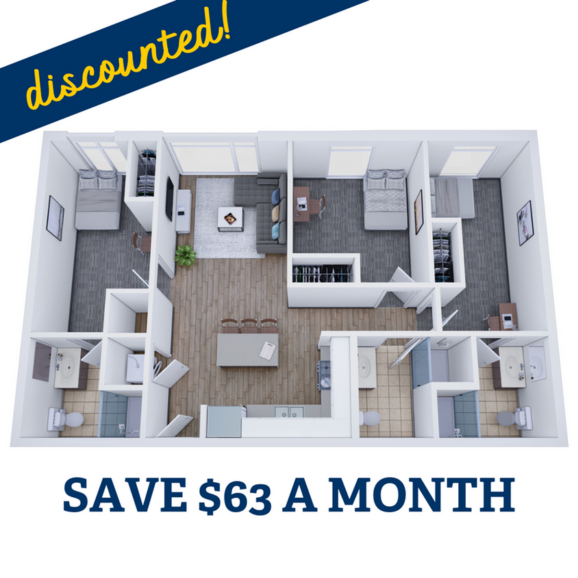 3x3 Terrace - 3BR/3BA - Terrace