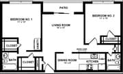 Two Bedroom J