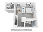 Clara - Studio, 1 Bath, 484 sq. ft.
