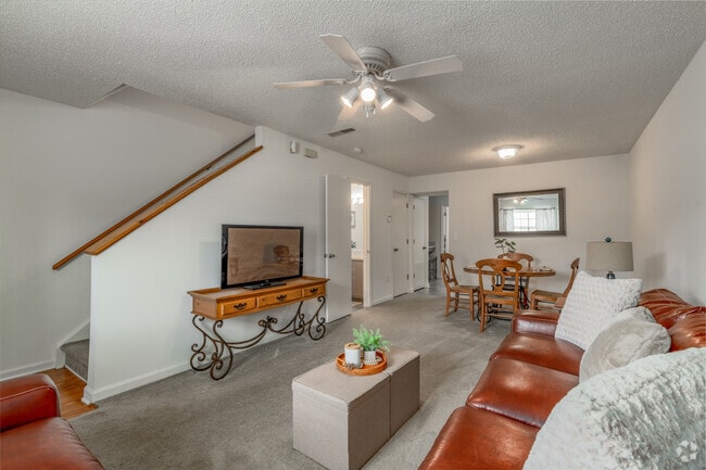 The Royal - 2BR, 1.5BA - 1,200SF - Living Room