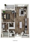 Lindley 1 habitación