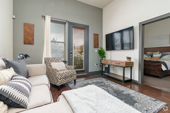 1BR, 1BA - 633SF - Sala de estar - Epic Apartments