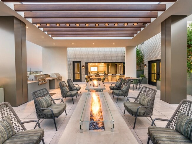 Take in the mountain views and relax by the firepits—this rooftop offers a peaceful place to unwind.