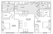 B8 floor plan New Village at Patchogue