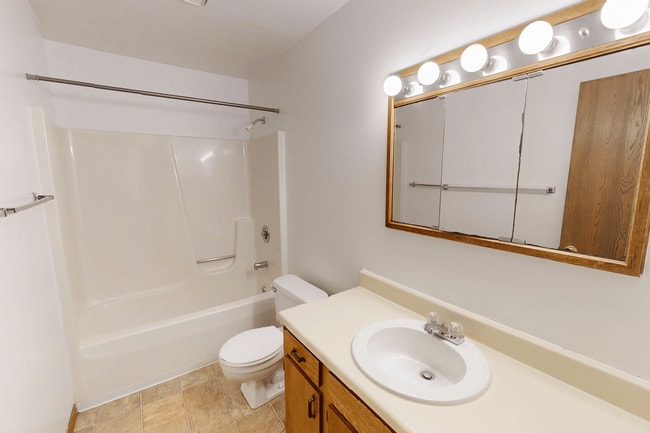 Brightly-Lit Bathroom Vanities