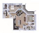 B2 floor plan Aspire at Silverleaf