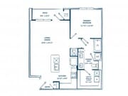 A2A | 1 bed 1 bath | 919 sq ft