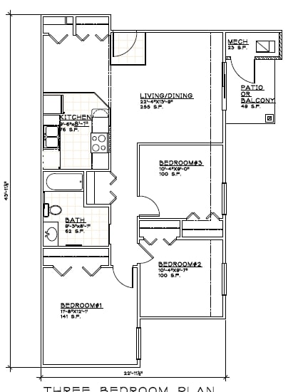 3BR/1BA - Patterson Crossing