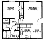 1BR/1BA