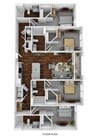 East Village D1A Floor Plan