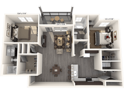 B3 floor plan Lone Oak