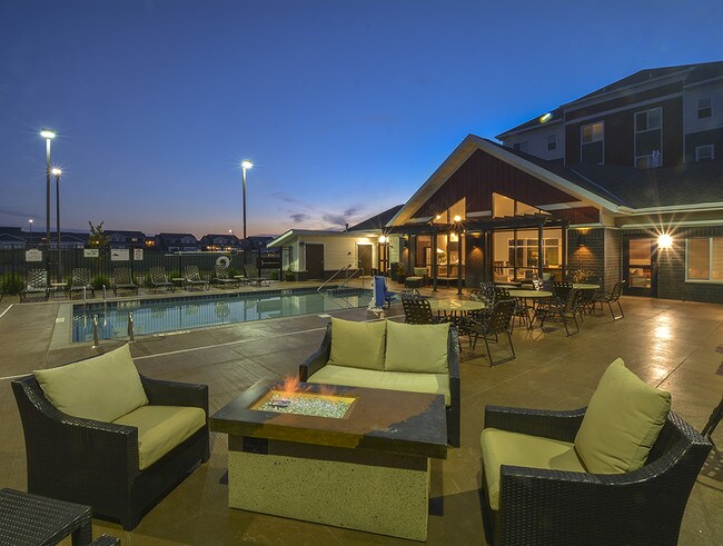 Poolside Fire Pit