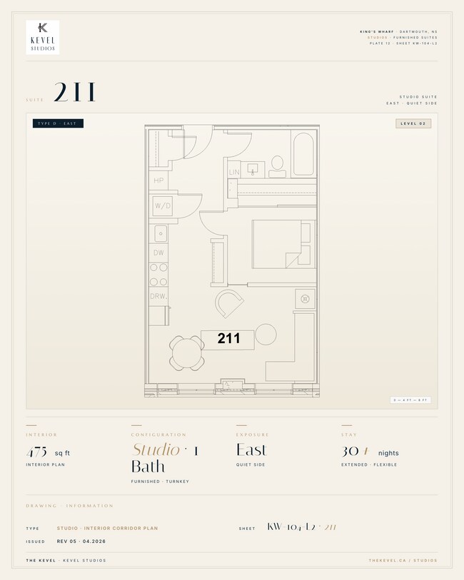 Building Photo - 1 Bedroom Suite · 475 sq ft Unit 211