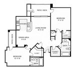 2HAB/1BA