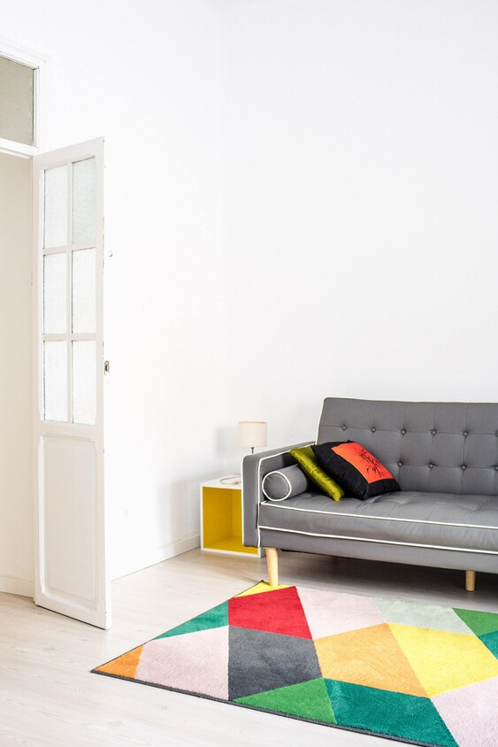 Experience comfort and style in this modern living room setting. - 2BR 1BA