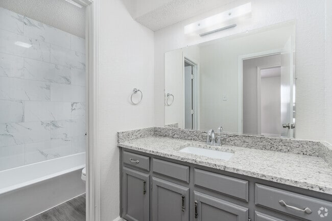 2BR, 1BA - 850F - Bathroom - The Dominion Apartments
